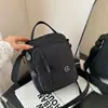 Bolsa Pequena de Tecido Versátil Leve para Mulheres 2025 Nova Bolsa de Mão Casual para Uso Externo Ombro Único Transversal Bolsa para Celular