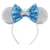 Faixa de Cabelo com Laço do Mickey Transfronteiriça Europeia e Americana para Bebê Festa de Feriado DIY Faixa de Cabelo Festa de Dia dos Namorados Acessórios de Cabelo para Crianças