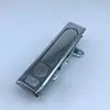 AP305 cerradura plana cromo brillante, cerradura de botón de rebote, cerradura de puerta de gabinete de interruptores, cerradura de puerta de gabinete de comunicaciones
