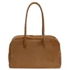 Nuevo Bolso de Hombro Individual de Felpa y Gamuza Transfronterizo Bolso de Axila para Mujer Bolso de Mano Retro de Gran Capacidad para Viajes Bolso Boston Bolso de Mano