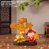 Árbol del Dinero Oficina Atracción de Riqueza Adorno Gato de la Suerte Árbol de Cristal Pasillo Decoración Inauguración de Casa Regalo de Alta Gama