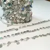 Rede Vermelha novo corrente de metal diy acessórios de vestuário acessórios decorativos lantejoulas de amor renda acessórios feitos à mão atacado
