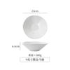 Elegante porcelana de osso deep bowl puro branco hotel restaurante soup bowl restaurante macarrão soup bowl frutos do mar soup bowl criativo irregular