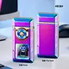 Encendedor Inteligente de Alta Gama para Celebridades de Internet Recargable a Prueba de Viento Personalizado de Arco Único Encendedor de Cigarrillos Ideas de Regalo para Hombres