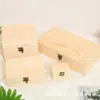 Caixa de Armazenamento de Madeira com Tampa Flip-Top Caixa de Armazenamento de Madeira Caixa de Armazenamento para Cosméticos e Joias Fabricante do Condado de Cao Caixa de Pinus