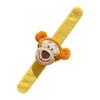 Juguete de Peluche de Dibujos Animados Goma para el Cabello Hacedor de Chongo Pulsera para Niños Oso Amarillo de Peluche Pulsera de Bofetada
