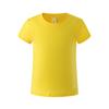Camiseta de manga corta para niños con logotipo impreso, ropa de clase, camisa holgada de algodón de verano, ropa de color sólido para padres e hijos, suministro al por mayor