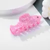 Pinza Agarradora de Ácido Acético Moderna y de Moda para Mujer, Pinza Tiburón de Cabeza Trasera para el Cabello de Gama Alta y Exquisita, Pinza para el Cabello de Estilo de Lujo Accesible para Mujer
