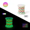 Brinquedo Giratório para Alívio de Estresse Impresso em 3D para Crianças, Estrutura Espiral Educacional, Brinquedo Giratório Bicolor