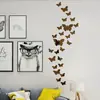 Pegatina de Pared Espejo Acrílico Mariposa de Fábrica Decoración Creativa de Dibujos Animados para Habitación Infantil, Escuela, Sala de Estar, Fondo de TV