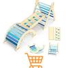 Marco de escalada de madera para niños, tobogán de entrenamiento físico para bebés, combinación de escalada Paradise para niños