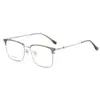 53mm Nuevo Armazón para Gafas Cuadrado con Ceja Completa para Hombres de Negocios Lentes Planos para Miopía de Hombre Danyang Gafas al por Mayor
