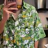 Camisa hawaiana de flores para hombre, de verano, fina, de marca, de moda, estilo Hong Kong, de manga corta, diseño, chaqueta de alta calidad.