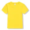 Camiseta de algodón para niños personalizada ropa de clase color camisa publicitaria ropa para actividad de jardín infantil camiseta de manga corta personalizada DIY