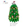 Balão de filme de alumínio de Natal Papai Noel Árvore de Natal Açúcar Presente Lâmpada Decoração Atmosfera Layout Balão de folha de alumínio