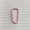 Pintura de color hebilla de montañismo forma D de 3.6 mm hebilla de montañismo aleación de zinc hebilla de colgado rápido accesorios externos para equipaje de viaje