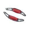 Adecuado para Toyota Camry 18-23, paletas de cambio de volante con patrón de fibra de carbono, accesorios de decoración de modificación interior