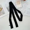 Bufanda de Seda, Larga, de Alta Gama, Accesorios Versátiles de Bufanda Pequeña, Bufanda Retro de Lunares Nueva para Primavera y Verano, Diadema, Cinturón Decorativo