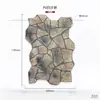Piel de Piedra PU Imitación Arenisca Blanca Piedra Cultural Villa Panel Decorativo Exterior Pared Exterior Azulejo Imitación Piedra Fondo Azulejo Antiguo