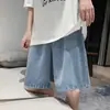 Shorts de Mezclilla para Mujer 2024 Nuevos de Verano Pantalones de Cinco Puntos Sueltos Casuales Pantalones Deportivos Talla Grande para Mujer Chica Gordita
