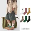 1747 Calcetines infantiles al por mayor, colección de otoño, calcetines de media caña bordados con dibujos animados ZYZ, lindos, hechos con algodón peinado, diseño sin costuras, para niños y niñas