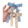 Horquilla de lazo con lazo para mujer, de encaje, para primavera y verano, para viajes, de alta gama, con clip, accesorios elegantes para el cabello para niñas.