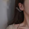 Pendientes de Frijol de Plata de Ley S925 Cuentas de Plata de Ley Pendientes de Plata 925 de Yiwu Pendientes Japoneses y Coreanos Pendientes Pendientes Pendientes Pendientes