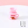 Linda Máquina de Café de Oso Rosa Accesorios de Resina Casa de Muñecas Comida en Miniatura Juguete Decoración DIY Juguete de Juego de Imitación