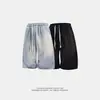 Shorts Casuais Masculinos Novo Estilo, Shorts Esportivos de Cinco Pontos, Shorts Largos de Cor Sólida, Shorts de Praia, Conversível