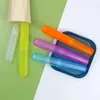 Estojo Portátil para Escova de Dentes de Viagem Conjunto, Tampa Protetora para Cabeça de Escova de Dentes, Caixa de Armazenamento de Escova de Dentes à Prova de Poeira, Caixa de Armazenamento de Escova de Dentes