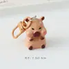 Chaveiro Fofo de Capivara Boneca de Capivara Desenho Animado Pingente Decoração de Sacola de Presente Pingente de Chaveiro Atacado