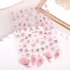 Pegatina para Uñas de Moño de Cereza con Adhesivo Versátil Rosa Pegatina para Uñas de Moño de Cereza Joyería DH885