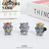 Muñeca de Cabra Agradable y Lobo Feroz Estéreo de Dibujos Animados Accesorios para Joyería DIY Adornos Creativos de Escritorio Colgante de Llavero