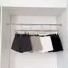 Shorts de Traje Adelgazantes Grises de Cintura Alta con Cinturón para Mujer, Novedad Primavera 2026 Estilo Coreano Versátiles de Pierna Ancha tipo Boot Shorts