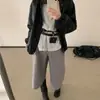 Alguns dos Novos Shorts de Lã de Cintura Alta Slim-Fit Versátil de Perna Reta de Alta Qualidade Estilo Coreano para Mulheres da Primavera de 2026 Já Estão Disponíveis