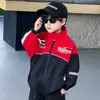 Chaqueta para Niños Primavera y Otoño Estilo Callejero Americano Infantil Chaqueta de Motociclista Genial 2026 Nueva Llegada Chaqueta Deportiva de Otoño para Bebé Niño