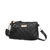 Bolsos de Moda de 2024: Bolso de Hombro Acolchado de Moda de Color Sólido para Mujer, Bolso Cruzado de Gran Capacidad para el Trabajo