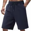 Shorts de Verão Masculino Europeu e Americano Transfronteiriço, Soltos, Peso Pesado, Textura Jacquard, Linha de Galho, Tendência High Street Hip-Hop