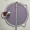Cama para Gatos Tejida con Cuerda de Algodón, Alfombrilla Redonda para Gatos, Cama Transpirable para Mascotas para Todas las Estaciones, Rascador para Gatos Estilo Nórdico, Tejida con Cuerda de Algodón
