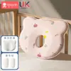 Almohada Moldeada de Espuma Viscoelástica para Bebés, Recién Nacidos de 0 a 6 Meses, para Prevenir el Síndrome de Cabeza Plana y Corregir la Posición al Dormir