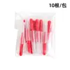 Cepillo para pestañas nuevo transfronterizo cepillo interdental cepillo interdental mini cepillo para cejas de color 10 piezas un paquete