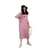 Wubixie Nuevo Estilo Moda Femenina Holgada Tallas Grandes Falda Larga Vestido Por Encima de la Rodilla Adecuado para Ropa de Abrigo Comercio Transfronterizo