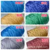 Fábrica de origen cinta hueca cinta plana hilo brillante hilo para red de pesca bolsa de ganchillo tejida a mano hilo diy multicolor al por mayor