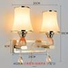 Lámpara de pared cálida creativa habitación de bodas dormitorio mesita de noche sala de estar comedor pasillo escaleras lámparas led simples modernas 2024