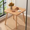 Mesa redonda pequeña, mesa auxiliar, mesita de noche, mesa pequeña de madera maciza, mesa auxiliar de comedor, casa de alquiler, dormitorio, sala de estar, mesa pequeña sencilla