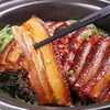Cerdo con col china encurtida, especialidad auténtica de Chongqing, alimento enlatado listo para comer, cerdo hervido, listo para comer, cerdo piel de tigre, al por mayor
