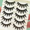 Cílios Postiços Grossos de Uma Peça Estilo Quadrinhos para Maquiagem de Cosplay e Palco, Visual Natural para Iniciantes, Haste Rígida para Aparência Tipo Barbie