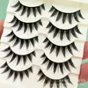 Cílios Postiços Estilo Quadrinhos, Tira Grossa de Uma Peça, Comprimento Total, Maquiagem para Palco Cosplay, Visual Grande de Diabo, Natural, Fácil para Iniciantes, Haste Rígida, Estilo Barbie