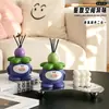 Adorno de aromaterapia de monstruo morado para mesa de entrada de sala de estar, decoración difusora para ambiente del hogar, decoración de fragancia personalizada