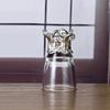 Atacado de Fabricante Copos de Licor de Alta Qualidade do Zodíaco Chinês, Taças de Vidro de Luxo Leve em Estilo Chinês, Copos de Licor Dourados para Uso Doméstico, Copos de Cristal